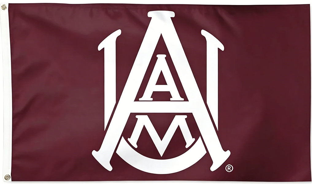 Alabama A&M University AAMU Flag - NCAA 3 x 5 Feet Bulldogs Banner-100% Polyester One sided / Double sided