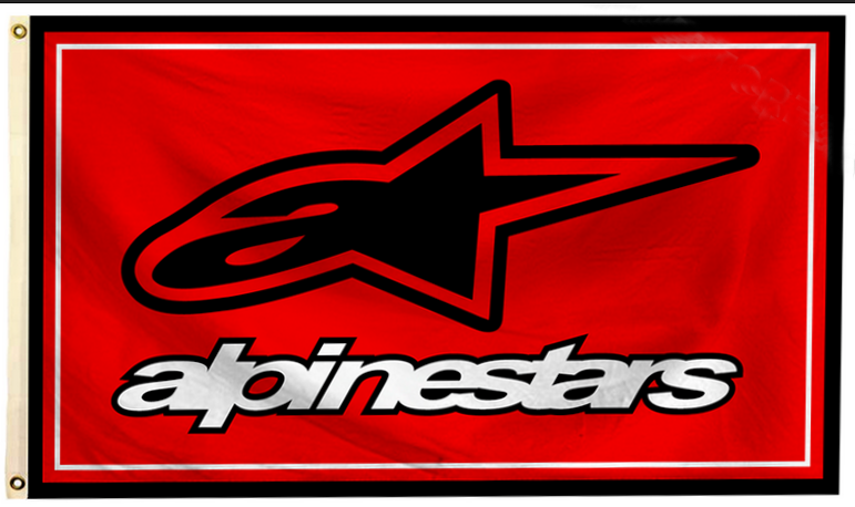 Alpinestars Flag-3x5ft Alpine stars Banner-100% polyester