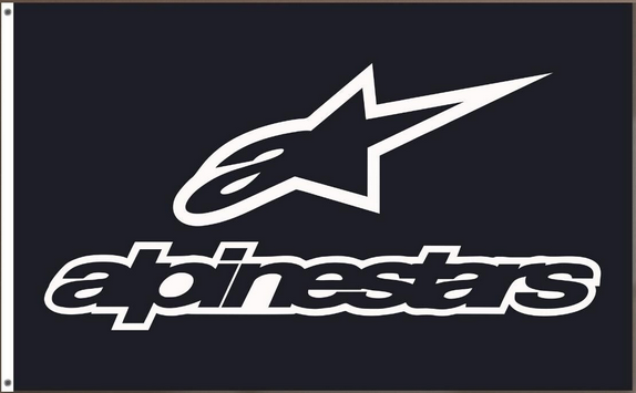 Alpinestars Flag-3x5ft Alpine stars Banner-100% polyester