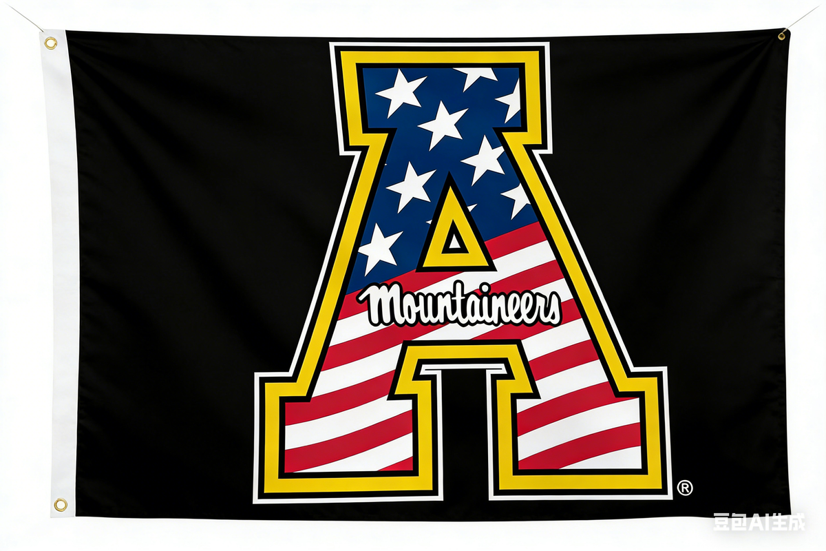 Appalachian State University Flag-3x5 ft Mountaineers App State Banners 100% Polyester-appstate