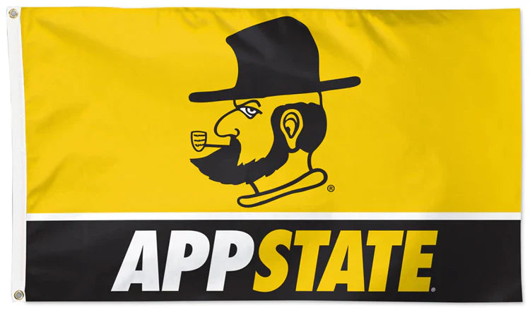 Appalachian State Mountaineers ASU Flag-3x5ft NCAA APP State Banner-100% polyester-Black
