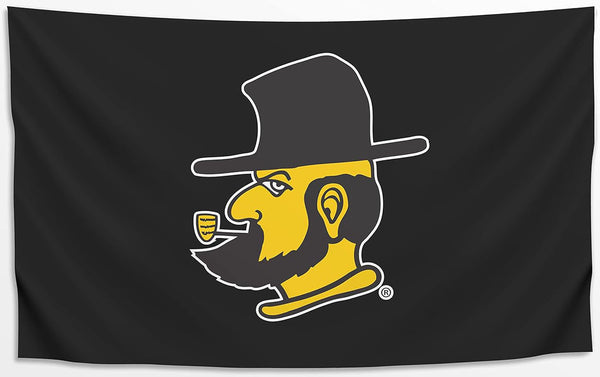 Appalachian State Mountaineers ASU Flag-3x5ft NCAA APP State Banner-100% polyester-Black