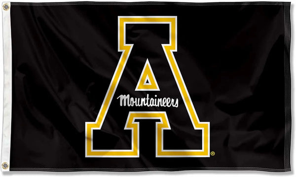 Appalachian State Mountaineers ASU Flag-3x5ft NCAA APP State Banner-100% polyester-Black