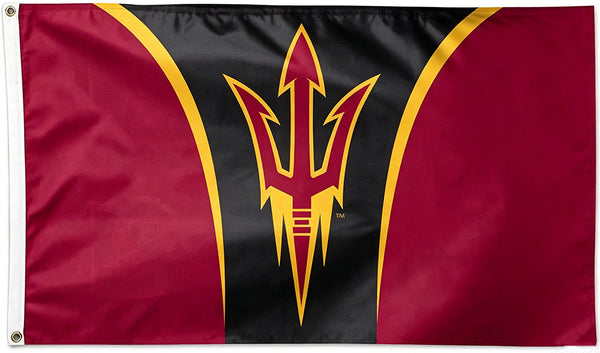 Arizona State Sun Devils Flag-NCAA Arizona State University ASU Flag- 100% Polyester- One sided / Double sided