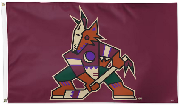 Arizona Coyotes Flag-3x5 FT-100% polyester