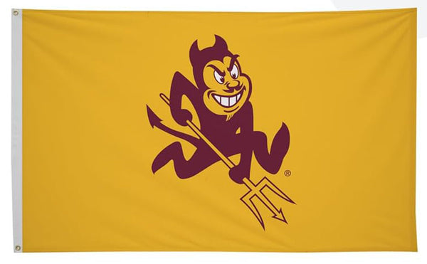 Arizona State Sun Devils Flag-NCAA Arizona State University ASU Flag- 100% Polyester- One sided / Double sided