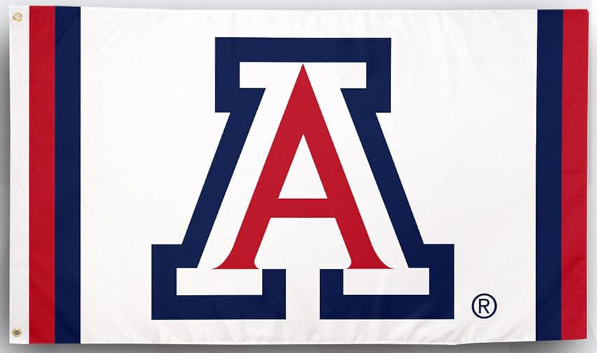 Arizona Wildcats Flag -NCAA  University of Arizona Flag Wildcats UA Bear Down Banners 100% Polyester- One sided / Double sided