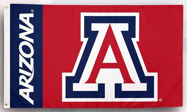 Arizona Wildcats Flag -NCAA  University of Arizona Flag Wildcats UA Bear Down Banners 100% Polyester- One sided / Double sided