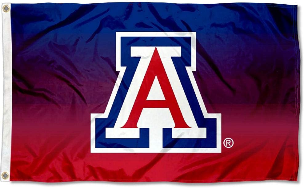 Arizona Wildcats Flag -NCAA  University of Arizona Flag Wildcats UA Bear Down Banners 100% Polyester- One sided / Double sided