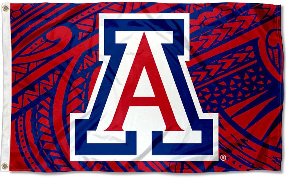 Arizona Wildcats Flag -NCAA  University of Arizona Flag Wildcats UA Bear Down Banners 100% Polyester- One sided / Double sided