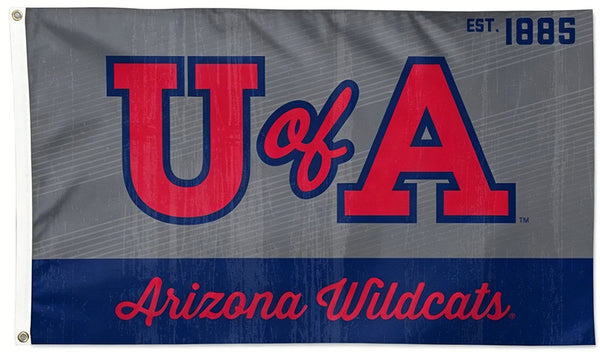 Arizona Wildcats Flag -NCAA  University of Arizona Flag Wildcats UA Bear Down Banners 100% Polyester- One sided / Double sided