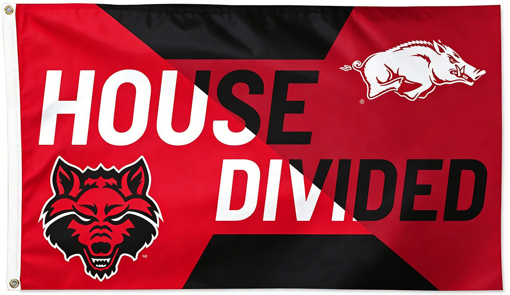 Arkansas State Red Wolves Flag - 3x5 ft -NCAA University Flag-100% Polyester- One sided / Double sided