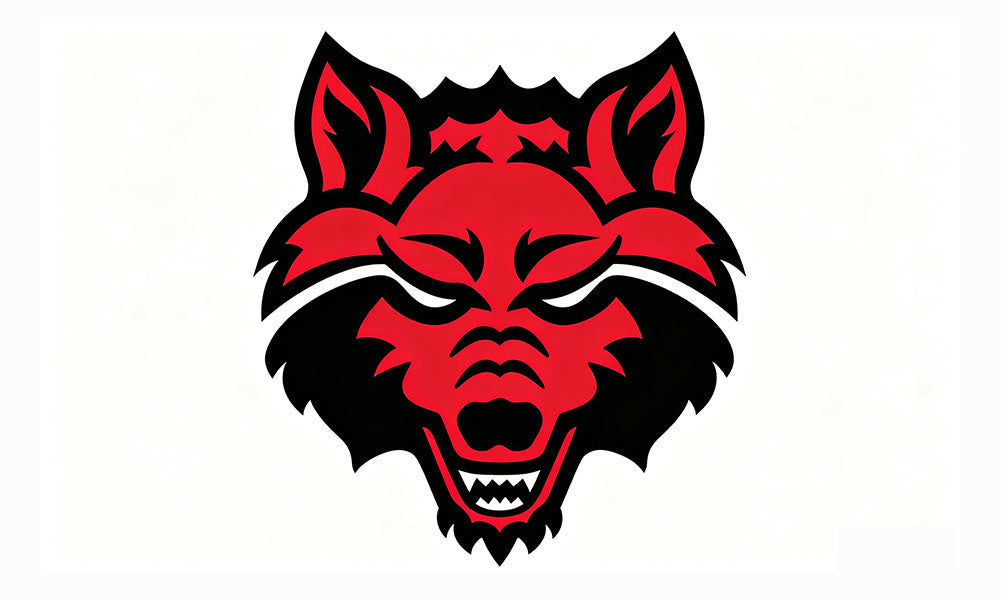 Arkansas State Red Wolves Flag - 3x5 ft -NCAA University Flag-100% Polyester- One sided / Double sided