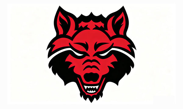 Arkansas State Red Wolves Flag - 3x5 ft -NCAA University Flag-100% Polyester- One sided / Double sided