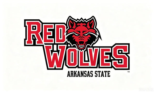 Arkansas State Red Wolves Flag - 3x5 ft -NCAA University Flag-100% Polyester- One sided / Double sided