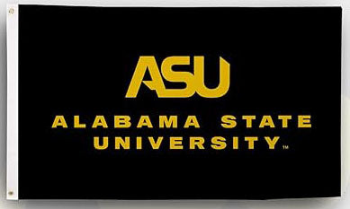 Alabama State University ASU Flag-Alabama State Hornets Flag -3x5 ft ASU Flag Banner -100% Polyester One sided / Double sided