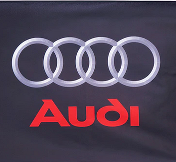 Custom Audi vertical flag -3x5 ft