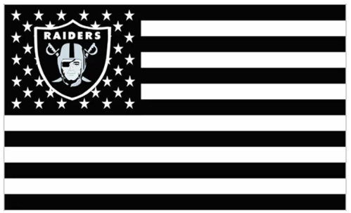 Las Vegas Raiders Flag-Double sided -3x5FT NFL Banner-100% polyester
