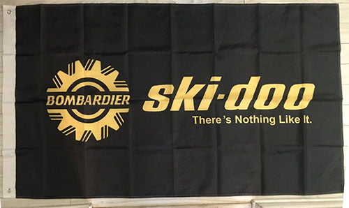 Ski Doo Bombardier Flag-3x5FT BRP Banner-100% polyester-2 Metal Grommets