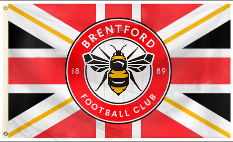 Brentford FC Flag -3X5FT