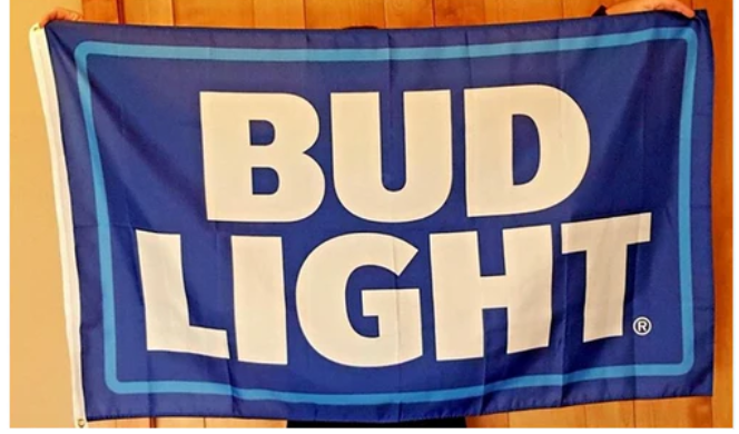 Budweiser Flag-3x5 Brewery Banner-100% polyester-bud light with can-Double sided flag