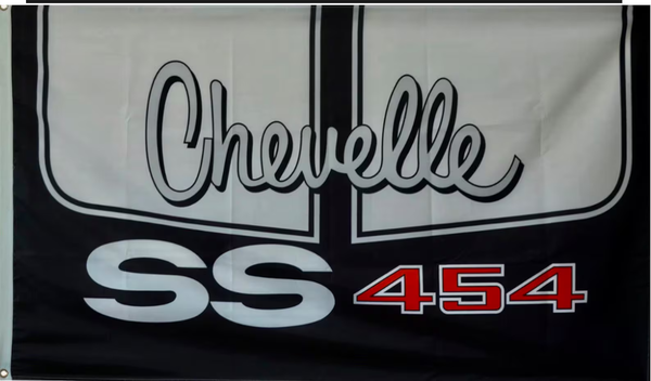 Chevrolet Chevelle SS 1970 Flag -3x5 ft Chevelle 1967  Banner-Malibu 1970 Chevelle SS 454 100% polyester-2 Metal Grommets-One sided /Two sided