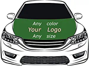Custom Car Hood Cover Flag ,Engine Banner,your color,your logo,your size,100% Polyester Elastic Fabrics Can be Washed