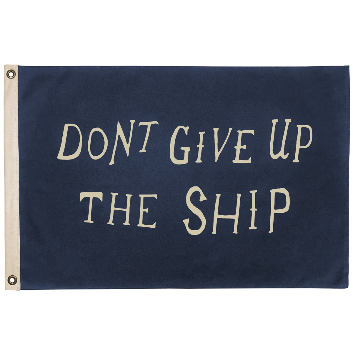 Don't Give Up The Ship Flag - 3x5 ft Dont Give up the ship Banner -100% polyester-2 Metal Grommets-One sided /Two sided