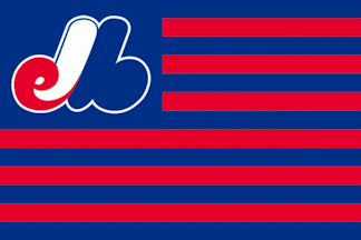 Montreal Expos MLB Throwback Flag -3x5 FT-100% polyester Banner