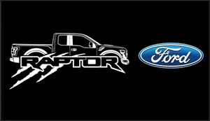 Ford Raptor Flag -3x5 FT Ford Raptor svt Banner-100% polyester-2 Metal ...