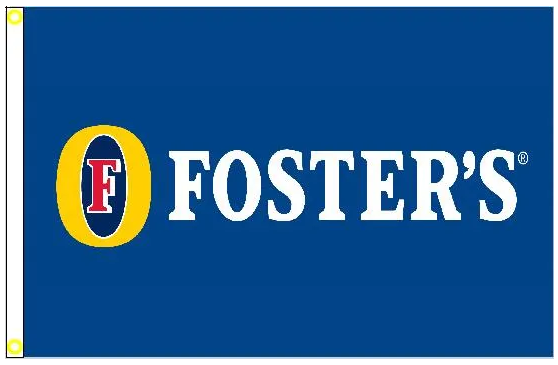 Foster's lager Flag-3x5ft Fosters lager beer Banner-100% polyester -foster s flag