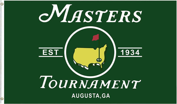 Golf Flag -2x3 ft/ 3x5 ft 100% polyester-2 Metal Grommets--One sided /Double sided