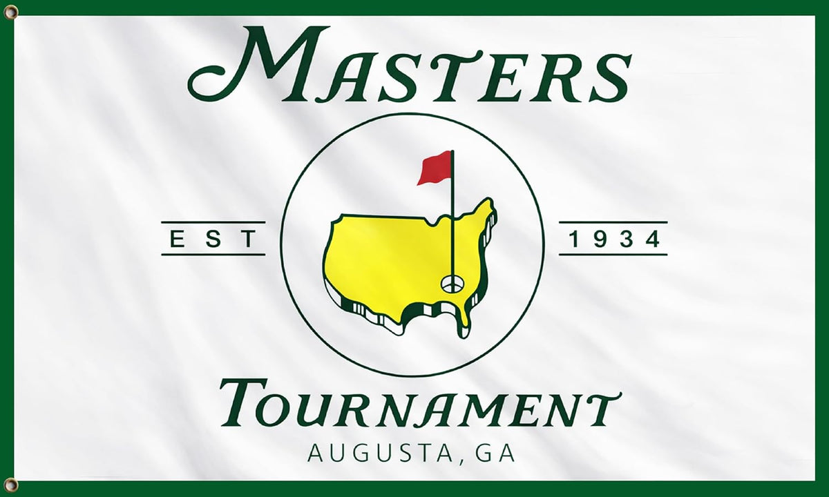 Golf Flag -2x3 ft/ 3x5 ft 100% polyester-2 Metal Grommets--One sided /Double sided