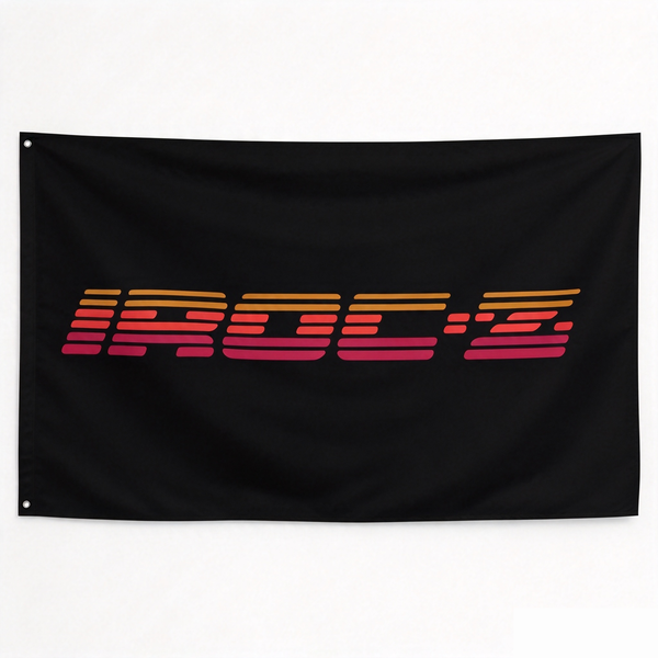 IROC-Z Flag- 3x5 FT Retro Chevy Camaro IROC Z Banner-100% polyester-One sided / double sided