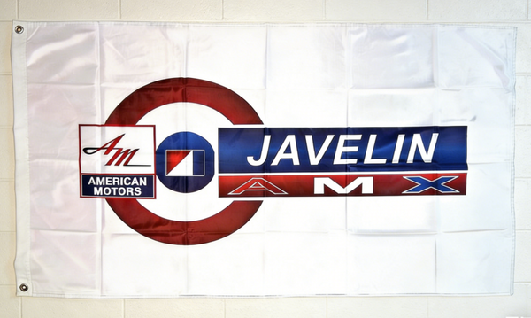 AMC JAVELIN Flag -3x5 FT AMC Javelin 1972 Car Enthusiast-100% polyester Banner