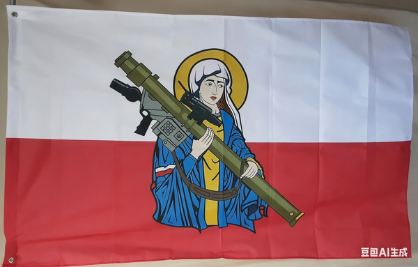 St Javelin of Ukraine Flag - 3x5 ft Saint Banner 100% polyester Banner