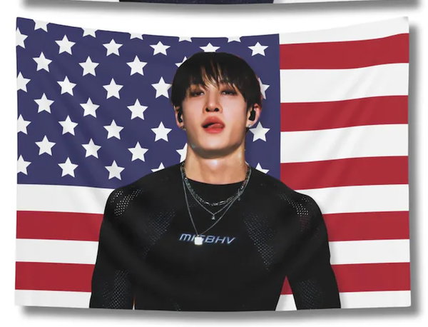 Personalized Kpop Concert Flag -3x5 ft kpop Banner-100% polyester-2 Metal Grommets-One sided /Two sided