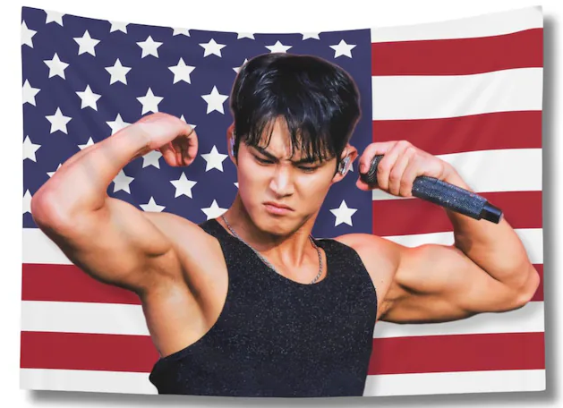 Personalized Kpop Concert Flag -3x5 ft kpop Banner-100% polyester-2 Metal Grommets-One sided /Two sided