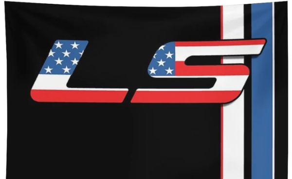LSX Flag -3x5 ft -100% polyester-2 Metal Grommets-One sided /Two sided
