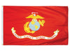 U.S. Marine Corps Flag- 3x5 FT Banner-100% polyester-2 Metal Grommets