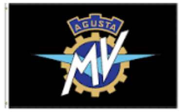 MV Agusta Flag- 3x5 FT Banner-100% polyester-2 Metal Grommets