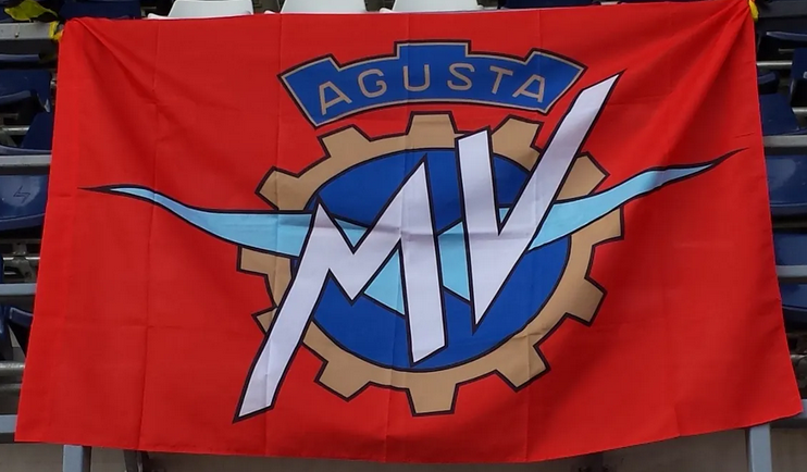 MV Agusta Flag- 3x5 FT Banner-100% polyester-2 Metal Grommets
