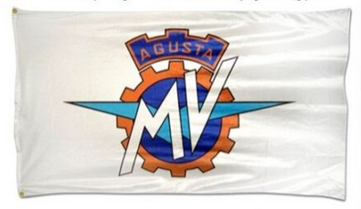 MV Agusta Flag- 3x5 FT Banner-100% polyester-2 Metal Grommets