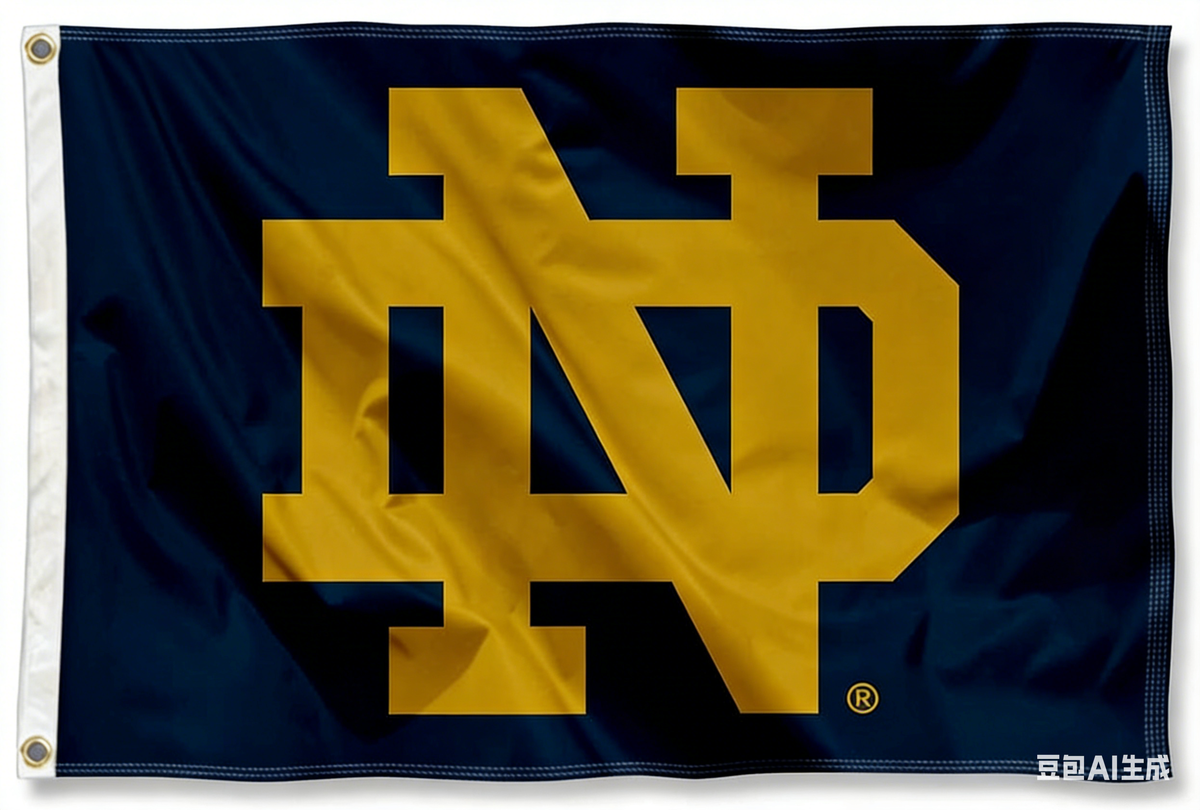Notre Dame Fighting Irish Cheer ND Flag-3X5 ft NCAA Banner Irish Ireland Shamrock