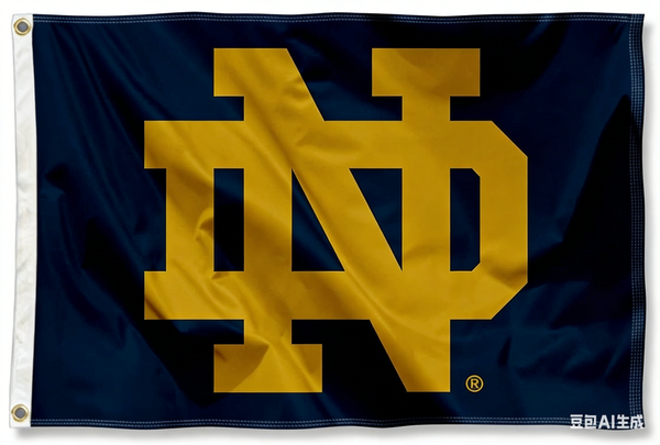 Notre Dame Fighting Irish Cheer ND Flag-3X5 ft NCAA Banner Irish Ireland Shamrock