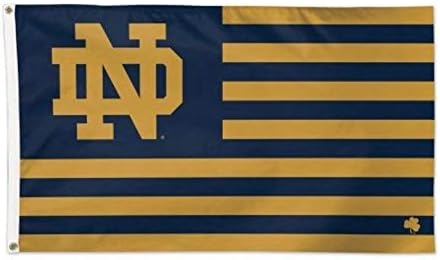 Notre Dame Fighting Irish Cheer ND Flag-3X5 ft NCAA Banner Irish Ireland Shamrock
