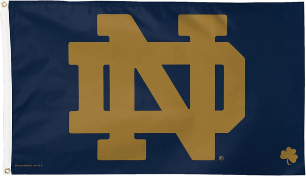 Notre Dame Fighting Irish Cheer ND Flag-3X5 ft NCAA Banner Irish Ireland Shamrock