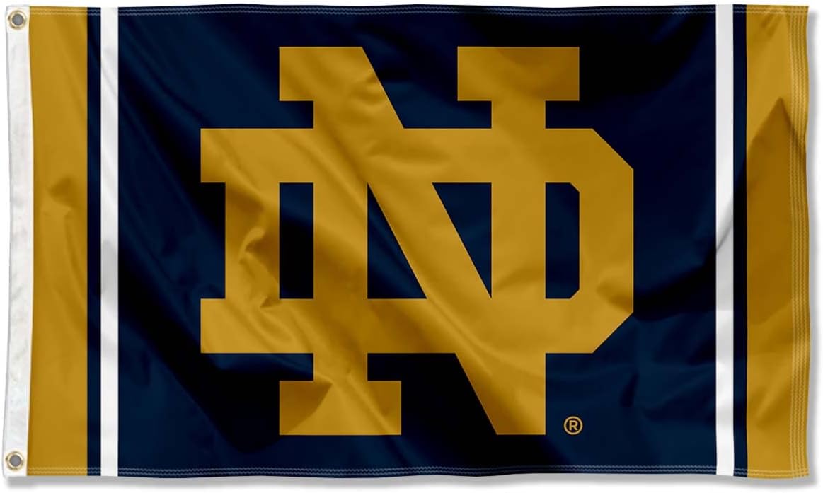 Notre Dame Fighting Irish Cheer ND Flag-3X5 ft NCAA Banner Irish Ireland Shamrock