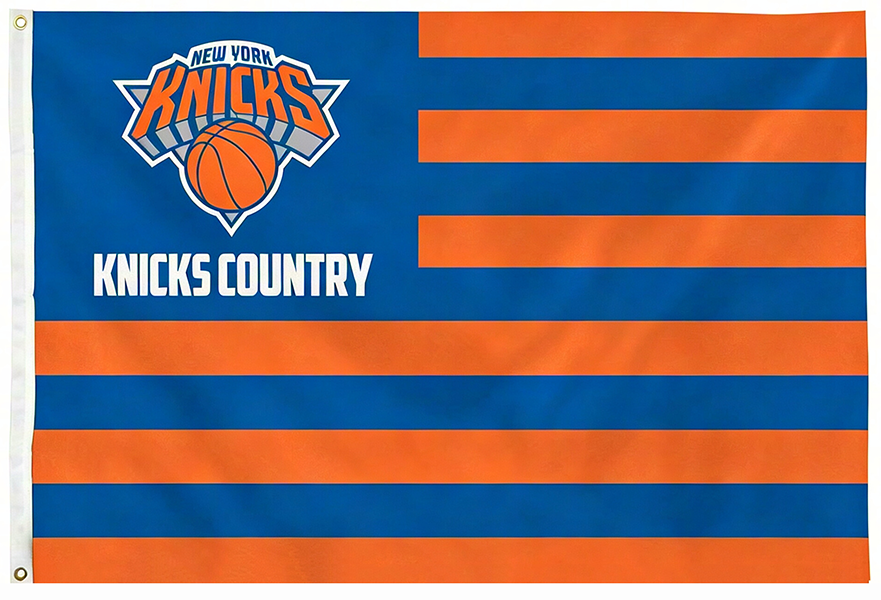 NewYork Knicks Flag-3x5FT Banner-100% polyester