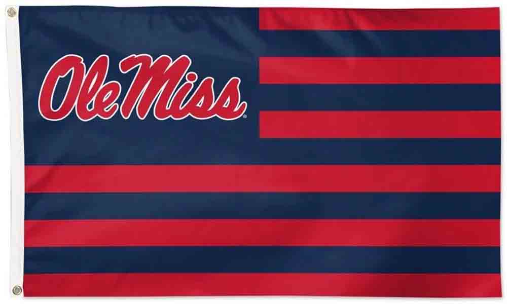 Ole Miss Rebels Flag-3x5FT-NCAA University of Mississippi Flag Ole Miss Hotty Toddy Banner U of M